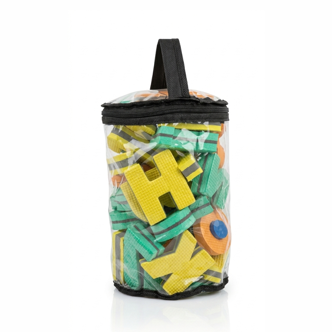 Cubes Foam حروف وراقام Bag