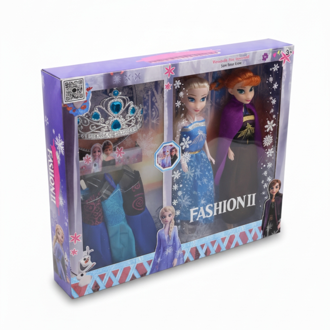 Doll Frozen 2ق بالملابس 8859
