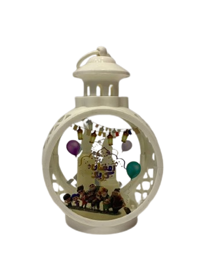 Lantern Acrylic White 1078