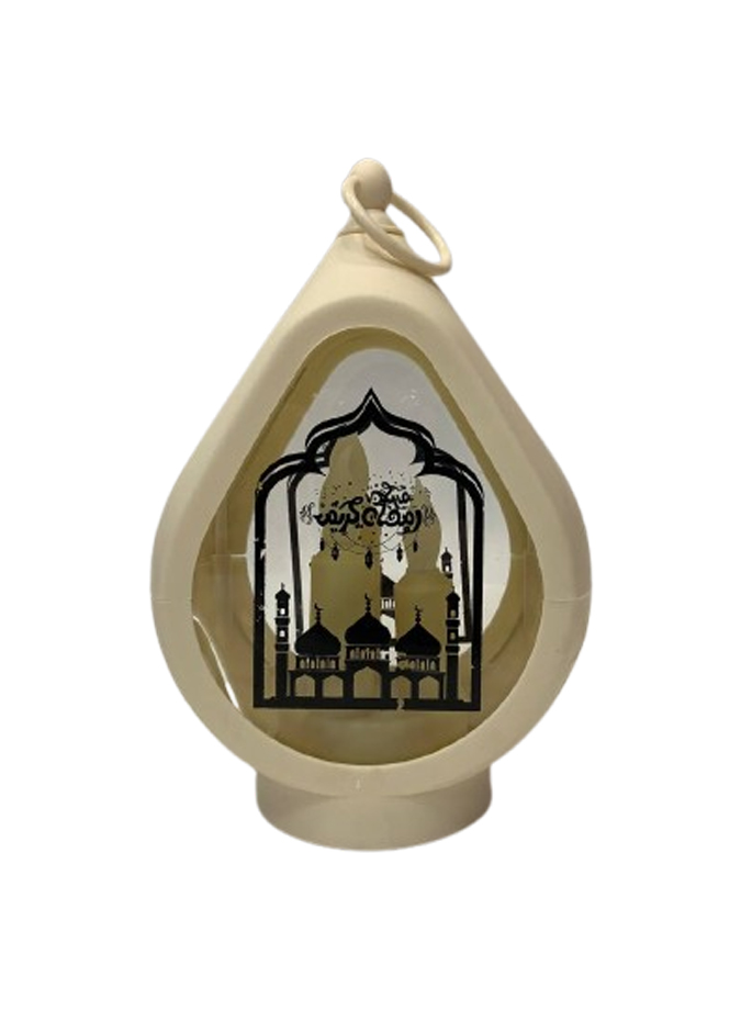 Lantern Acrylic White 1017