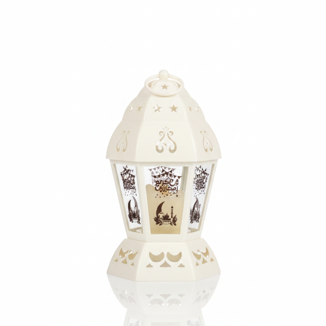 Lantern Acrylic White 9338-1